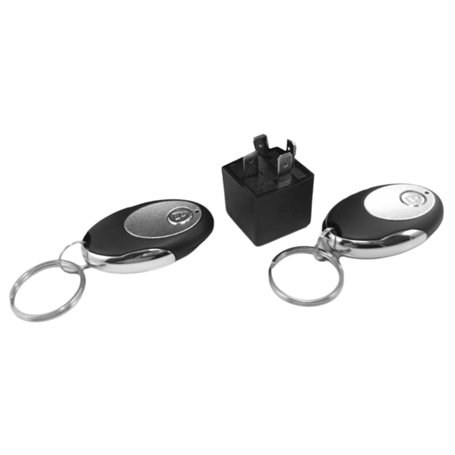 Qerwsdty Immobilisateur sans 12 V Commande de moteur de voiture Système intelligent de sécurité antivol Dispositif en forme de r