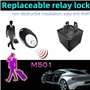 Qerwsdty Immobilisateur sans 12 V Commande de moteur de voiture Système intelligent de sécurité antivol Dispositif en forme de r