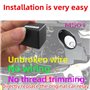 Qerwsdty Immobilisateur sans 12 V Commande de moteur de voiture Système intelligent de sécurité antivol Dispositif en forme de r