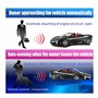 Qerwsdty Immobilisateur sans 12 V Commande de moteur de voiture Système intelligent de sécurité antivol Dispositif en forme de r
