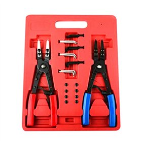 Lot de 2 pinces pour anneaux élastiques d'installation dispositif de suppression de sculpture bobine de 13 pouces