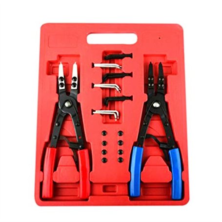 Lot de 2 pinces pour anneaux élastiques d'installation dispositif de suppression de sculpture bobine de 13 pouces