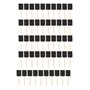 CENMEN Lot de 50 pinceaux de peinture en bois éponge en mousse de 5 cm pour acrylique
