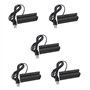 Bonkshire 5X MSR90 USB Lecteur de Carte à Bande Magnétique Lecteur de Carte Bande 3 Pistes Mini Swiper pour USB PC