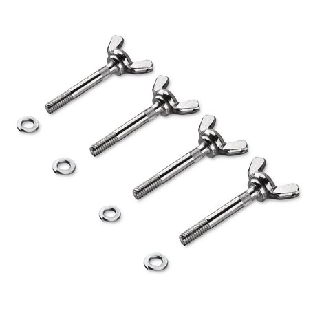 Spactz Kit de Boulons à Ailettes pour Échasses de Remplacement pour Décoration de Peinture sur Cloison Sèche 4 Paquets