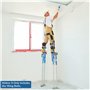 Spactz Kit de Boulons à Ailettes pour Échasses de Remplacement pour Décoration de Peinture sur Cloison Sèche 4 Paquets