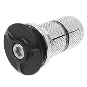CALIBAN Casque de VéLo Capuchon Noyau Suspendu Fourche Haut PièCes de VéLo en Alliage D'Aluminium Boulon Une Vis Expansible