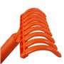 Rinteea 2X Têtes de Râteau à Olives 9 Dents Râteau Multifonction en Plastique Pelle Râteau de Cueillette D'Olives Outils de Jard