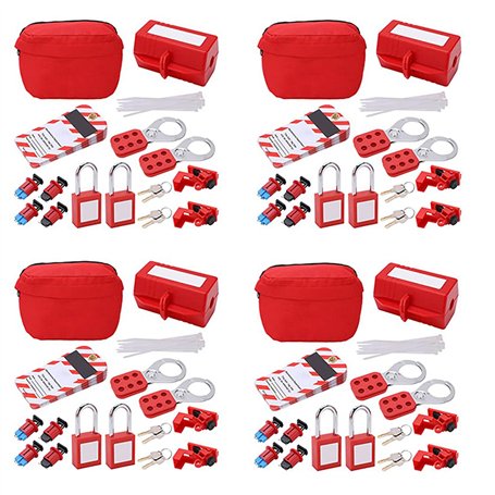 dissot 4X Kit D'Étiquetage Verrouillage Disjoncteur Électrique