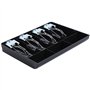 Giwnhvx 3X Pochette Rigide Caisse de Caisse Enregistreuse Nouveau Classifier Magasin Caissette à Monnaie Coffret à Tiroir-Caisse