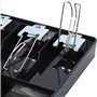 Giwnhvx 3X Pochette Rigide Caisse de Caisse Enregistreuse Nouveau Classifier Magasin Caissette à Monnaie Coffret à Tiroir-Caisse