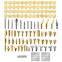 Breeshy Lot de 112 pointes pour pyrogravure en bois