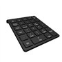 yilin Clavier numérique USB 2,4 G sans 27 touches multifonction pour ordinateur de bureau ou tablette Noir