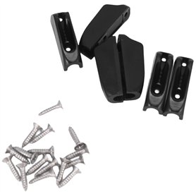 Asyduey 6 PièCes Canoë Kayak Cordon Verrouillage Gouvernail Contrôle Nylon Auto-Verrouillage Corde Cordon Tendeur Coureur Ancre