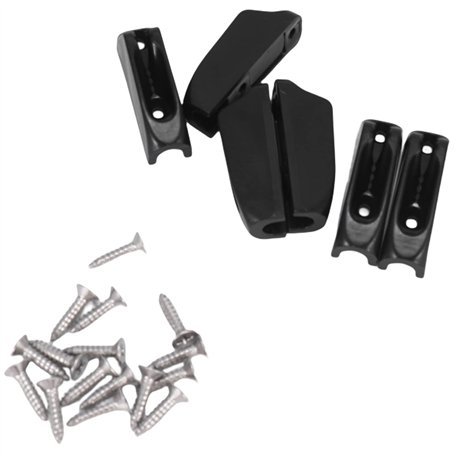 Asyduey 6 PièCes Canoë Kayak Cordon Verrouillage Gouvernail Contrôle Nylon Auto-Verrouillage Corde Cordon Tendeur Coureur Ancre