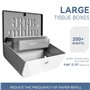 Ohulelks Distributeur D'Essuie-Tout en Papier, Support Commercial pour Essuie-Tout en Papier pour Salle de Bain, Blanc