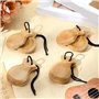 AMIUHOUN 4 PièCes Castagnettes Espagnoles Castagnettes de Flamenco Traditionnelles Castagnettes à Percussion à Main en Bois Inst