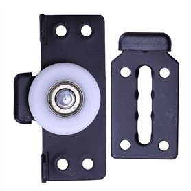 Yheonver Accessoires de matériel 2 pièces Pack Porte coulissante Vêtements Armoire Courroie Disque Porte Poussoir Petite Roue Su