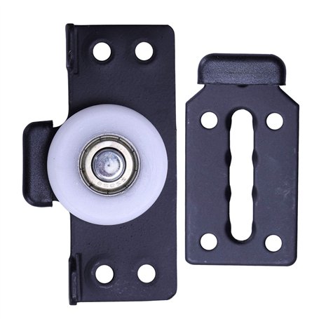 Yheonver Accessoires de matériel 2 pièces Pack Porte coulissante Vêtements Armoire Courroie Disque Porte Poussoir Petite Roue Su