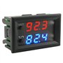 Lckiioy W2809 12V AC110-220V Ligne de Sonde Contrôle de TempéRature NuméRique Thermostat D'Affichage à LED avec Instrument de Co