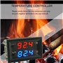 Lckiioy W2809 12V AC110-220V Ligne de Sonde Contrôle de TempéRature NuméRique Thermostat D'Affichage à LED avec Instrument de Co