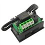 Lckiioy W2809 12V AC110-220V Ligne de Sonde Contrôle de TempéRature NuméRique Thermostat D'Affichage à LED avec Instrument de Co