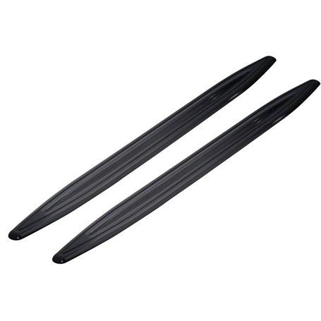 Hypersonic Jeu de bandes de protection de pare-chocs 350x28mm - Auto-adhésif - Noir - Jeu de 2 pièces