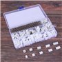 Asuinxurr Kit de raccordement JST-XH de 460 pièces de 2,54 mm avec barrette à broches de 2,54 mm et boîtier à broches 2/3/4/5/6