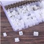 Asuinxurr Kit de raccordement JST-XH de 460 pièces de 2,54 mm avec barrette à broches de 2,54 mm et boîtier à broches 2/3/4/5/6