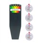 Losueeun Kit d'équipement fantôme - Appareil de mesure des électromagnétiques et 4 balles pour chat contrôlées par le mouvement