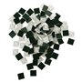 Sujurio 100 pieces Auto-Adhesif en plastique Serre-cable 3mm Attache de cable Base de Ventouse