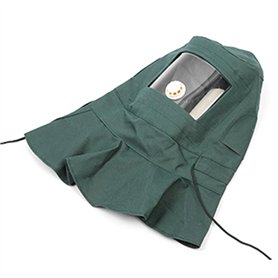 Junterone Casque de Protection de Travail Industriel en Toile pour Sablage