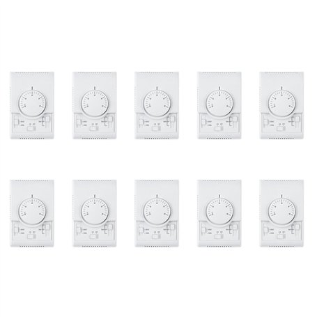 Potadak 10X MT01 220VAC Thermostat Mécanique de Pièce Climatiseur Ventilateur Bobine Thermostat Régulateur de Température Chaud