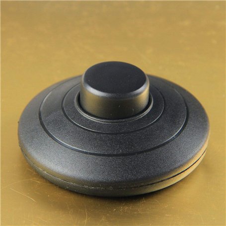NONDK 1 pcs noir Pied de lampe Interrupteur Pousser Pedale Interrupteur au pied