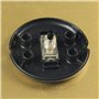 NONDK 1 pcs noir Pied de lampe Interrupteur Pousser Pedale Interrupteur au pied