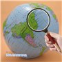 CLPEEN 16 pouces Globe terrestre Jouet de globe gonflable Globe de formation geographie Globe terrestre de formation 40 cm