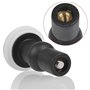 ICECHEN Lot de 4 Vis de SièGe de Toilette CharnièRes de SièGe de Toilette Boulon Expansible éCrous SupéRieurs en Caoutchouc Fixa