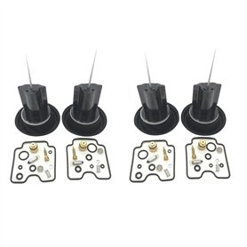 ICECHEN 4 Ensembles Convient pour Bandit 1200 GSF1200 GSF1200S PièCes de Diaphragme de Kit de RéParation de Carburateur de