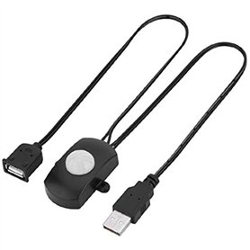 Nettoppo 5A DC5-24V Mini USB PIR DéTecteur de Capteur de Mouvement Infrarouge Interrupteur Automatique pour Bande Lumineuse LED