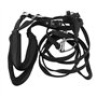 Nicfaky RéGlable ÉQuitation ÉQuipement Licol Cheval Bridon avec Mors et Ceinture de Rein pour Cheval ÉQuestre Accessoires Doux É