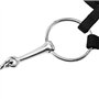 Nicfaky RéGlable ÉQuitation ÉQuipement Licol Cheval Bridon avec Mors et Ceinture de Rein pour Cheval ÉQuestre Accessoires Doux É