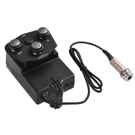 Ujjdwiurgh Capteur de Vibrations pour Guitare Acoustique Bluetooth Reverb Delay Microphone Fonction de Micro de Résonance M2 pou