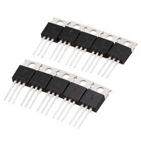 GOSER 10 Pcs 3 broches NPN TO-220 Transistors de 100 V 6A TIP41C