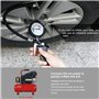 Geofray Gonfleur de Pneu de ManomèTre de Pneu de Voiture 220 PSI avec Compresseur d'air de ManomèTre pour Voitures Motos VéLos