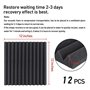 Heilanole Lot de 12 Panneaux Acoustiques en Mousse 1 X 12 X 12 Pouces Panneaux Antibruit Insonorisants pour Studio D'Enregistrem