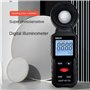 Luxmètre de 200 000 lux, outil de mesure de l'intensité de l'éclairage et de la luminosité, facile à utiliser