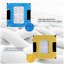 Vycowb Coussinets de balai à frotter pour 298 Robot de nettoyage de vitres Accessoires Robot Chiffon Matériau en microfibre Prem