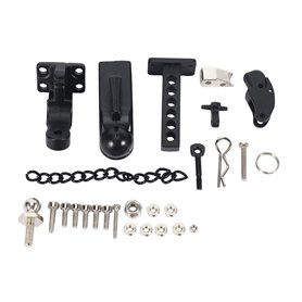 Gbloodst Crochet d'attelage en métal pour SCX10 90046 TRX4 1/10 RC Crawler Télécommande de voiture modèle de voiture pour enfant