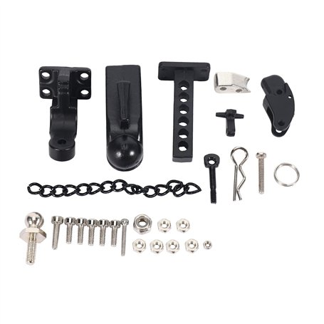 Gbloodst Crochet d'attelage en métal pour SCX10 90046 TRX4 1/10 RC Crawler Télécommande de voiture modèle de voiture pour enfant