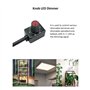 Persistence Gradateur LED à Bouton DC 0/1-10V, Variateur Passif Basse Tension PWM pour 0-10V ou 1-10V Pilote LED Électronique à 